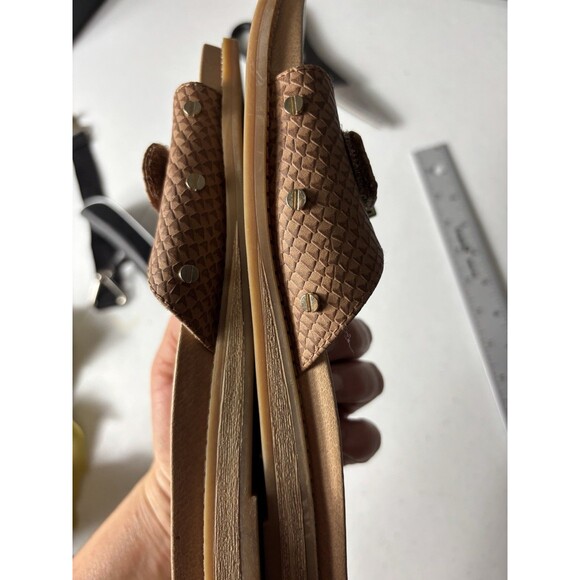 Dr. Scholl's Buckle Slide Sandal Originalist Honey Snake Sz 6 - Picture 12 of 14